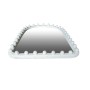 Wall mirror Home ESPRIT White Scandi 60 x 3,5 x 85 cm