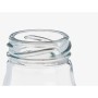 Bouteille en Verre Vivalto Transparent Argenté PVC Métal verre 250 ml (6 Unités)