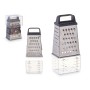 Râpe avec réservoir Kinvara Transparent Argenté Acier inoxydable polypropylène polystyrène 9 x 6,7 x 20,5 cm (12 Unités)