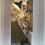 Floor Lamp Home ESPRIT Black 220 V 65 X 30 X 170 CM
