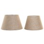 Lamp Shade Home ESPRIT Brown Jute Metal 40 x 40 x 25 cm (2 Units)