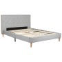 Bed Home ESPRIT Light grey 170 X 219 X 104 CM