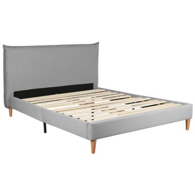 Bed Home ESPRIT Light grey 177 X 219 X 108 CM