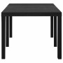 Dining Table IPAE Progarden Indo ind012an Extendable Anthracite 220 x 90 x 72 cm