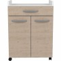 Meuble d'Appoint Oslo Blanc Chêne 60 x 44 x 81 cm