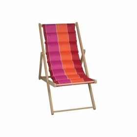 Chaise longue Jardin Prive Rouge Rayures 106 x 55 x 95 cm Chaise longue Jardin Prive Rouge Rayures 106 x 55 x 95 cm