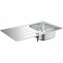 Évier simple Grohe 31552SD1 Gris