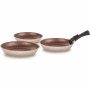 Set of Frying Pans Arthur Martin Beige Cream Aluminium 4 Pieces (3 Units)