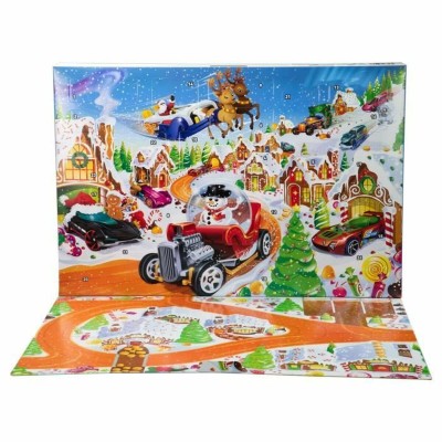 Calendrier de l’Avent Hot Wheels Métal Plastique Sports
