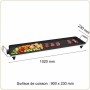 Grill Little Balance 8742 Noir 2000 W 90 x 23 cm