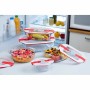 Ensemble de contenants de cuisine hermétiques empilables Pyrex Cook & Heat Rouge Rectangulaire 5 Pièces