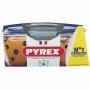 Casserole with lid Pyrex 1,4 L 18 x 9 x 21 cm White Transparent Glass