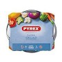 Casserole with lid Pyrex 1,4 L 18 x 9 x 21 cm White Transparent Glass