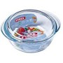 Casserole with lid Pyrex 1,4 L 18 x 9 x 21 cm White Transparent Glass