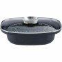 Frying pan with basket GSW 414593 Black Glass Stainless steel Enamelled Steel