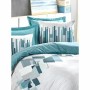 Duvet cover set Blue White 220 x 240 cm