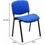 Office Chair Unisit Dado S Blue Black (Refurbished B)