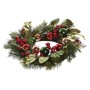 Advent wreathe Home ESPRIT Red Green PVC 50 x 15 x 50 cm