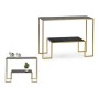 Meuble d'Entrée Gift Decor BIG-S3605005 Noir Doré 33 x 77 x 112 cm
