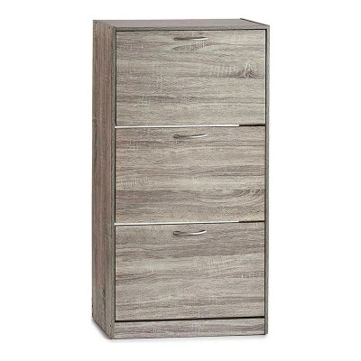 Shoe Rack Gift Decor Grey Particleboard 24 x 116 x 60 cm 60 x 116 x 24 cm