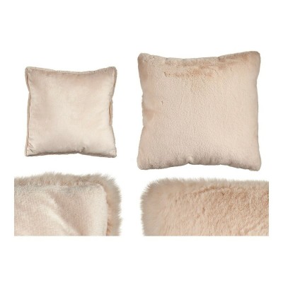 Cushion Gift Decor White Cream 40 x 2 x 40 cm Plastic