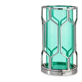 Bougeoir Gift Decor Bleu Argenté Argent Métal verre 11,5 x 19,5 x 11,5 cm Bougeoir Gift Decor Bleu Argenté Argent Métal verre 11,5 x 19,5 x 11,5 cm