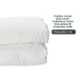 Bedspread (quilt) Gift Decor White 20 x 13 x 30 cm