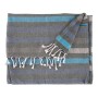 Multipurpose throw Gift Decor Blue Stripes