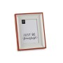 Photo frame Gift Decor White Red Crystal Plastic (6 Units)
