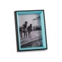 Cadre photo Gift Decor Bleu Noir Verre Bois MDF (6 Unités)