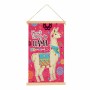 Canvas Gift Decor 1 x 54 x 33 cm Llama (24 Units)