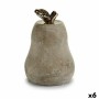 Decorative Figure Gift Decor Grey Pear 15 x 20,5 x 15 cm Cement (6 Units)