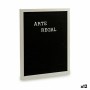 Cadre Gift Decor Blanc Noir 2,5 x 50,5 x 40,5 cm Panneau 144 Lettres (12 Unités)