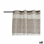 Curtain Gift Decor Brown 140 x 0,1 x 260 cm 26,5 x 42 x 5 cm Stripes (6 Units)