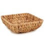Centerpiece Gift Decor Brown Metal Water hyacinth 26 x 8 x 26 cm 25,8 x 8 x 25,8 cm (12 Units)