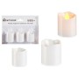 Candle Set Gift Decor White 18 x 14 x 4 cm 3,7 x 3,7 x 5 cm (12 Units)