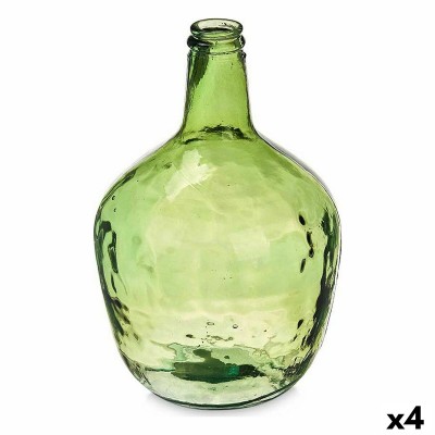 Bouteille décorative Gift Decor Vert Lisse 4 L 17 x 29 x 17 cm Décoration (4 Unités)