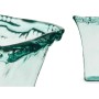Vase Gift Decor Transparent Crystal Recycled glass 27 x 34,5 x 14 cm (2 Units)