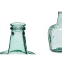Decorative bottle Gift Decor Transparent Stripes 8 L 14 x 44 x 13 cm 20 x 37,5 x 20 cm Decoration (2 Units)