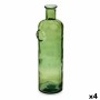 Decorative bottle Gift Decor Stamp Green 14 x 44 x 13 cm Decoration (4 Units)