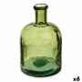 Decorative bottle Gift Decor Green Width 2,25 L 15 x 23,5 x 15 cm Decoration (6 Units)