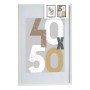 Cadre photo Gift Decor Blanc polystyrène Plastique Bois MDF 50 x 70 cm (6 Unités)