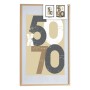 Photo frame Gift Decor Natural polystyrene Plastic MDF Wood 50 x 70 cm (6 Units)
