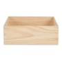 Decorative box Gift Decor Natural Pinewood Pine (4 Units)