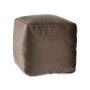 Pouffe Gift Decor Grey polystyrene Velvet (4 Units)