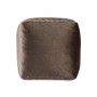 Pouffe Gift Decor Grey polystyrene Velvet (4 Units)