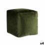 Pouf Gift Decor Vert polystyrène Velours (4 Unités)