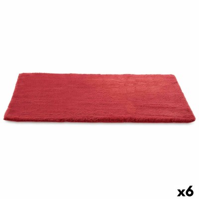 Carpet Gift Decor Maroon 90 x 0,25 x 60 cm (6 Units)
