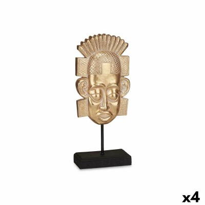Figurine Décorative Gift Decor Doré Indien 17,5 x 36 x 10,5 cm (4 Unités)