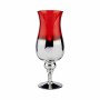 Candleholder Gift Decor Red Silver Crystal 13 x 35 x 13 cm (6 Units)